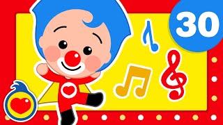 Весёлый клоун Плим Плим ♫ и 30 минут Песни Для Детей ♫ Плим Плим
