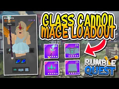 Best Mage Legendary Glass Cannon Set In Rumble Quest Frozen Depths Roblox Youtube - op roblox script huge update rumble quest
