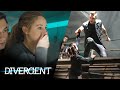 'Christina Hangs Over the Chasm' Scene | Divergent