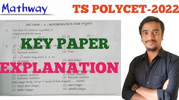 TS POLYCET 2022 KEY EXPLANATION
