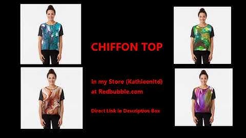 My REDBUBBLE Merchandise SHOP Preview Video - Get my Art Images on a wide variety of Quality Items.