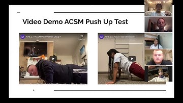 Teaching day 2- acsm push up