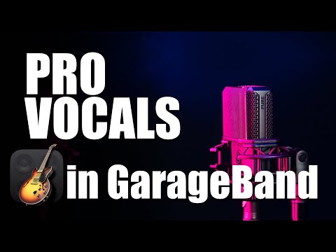 PRO VOCALS in GarageBand (Pt 1): Tuning Vocals to Sound NATURAL