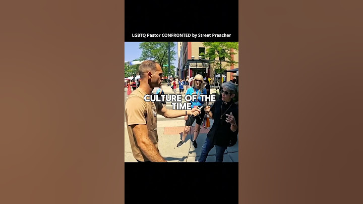 LGBTQ Pastor CONFRONTS Street Preacher 😱🏳️‍🌈 #faith #christian #jesuschrist
