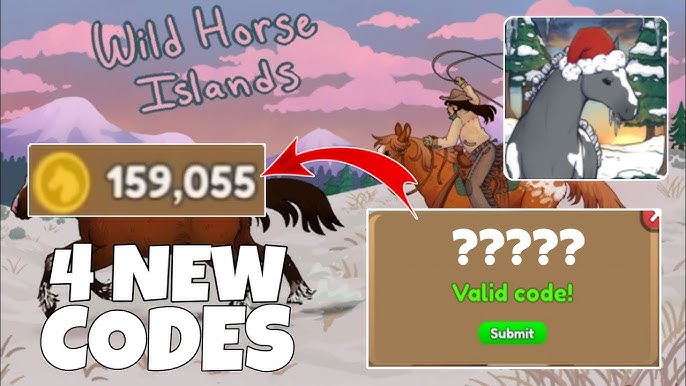 2023* ALL WORKING CODES WILD HORSE ISLANDS ROBLOX
