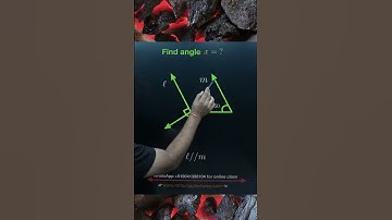 Find out x  angle #angle #geometric #maths  #class10 #class7  #mritunjaylectures  #grade9students 🤟