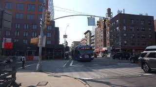 NYC Bus: West Farms Rd/Southern Blvd bound XN60 1051 Bx35 at Amsterdam Av/181 St