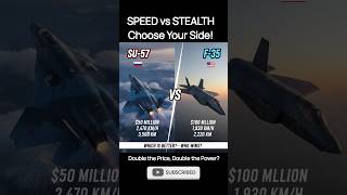 $50M Su-57 vs $100M F-35 ✈️ Who Wins? 🇷🇺🇺🇸 #Shorts