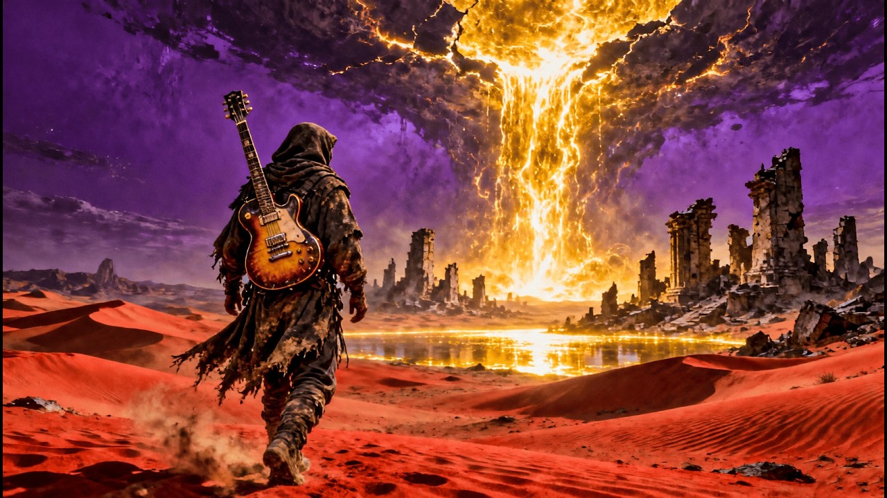 After Dark Desert Blues Rock | Instrumental Night Drive