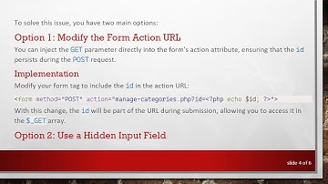 Solving the Missing GET Elements Issue After POST Submission in PHP