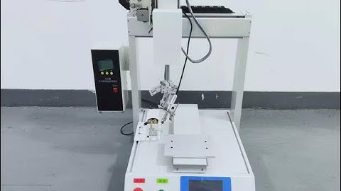 4 axis Automatic soldering machine robot with English software