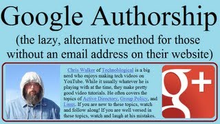 Google Authorship, the lazy way