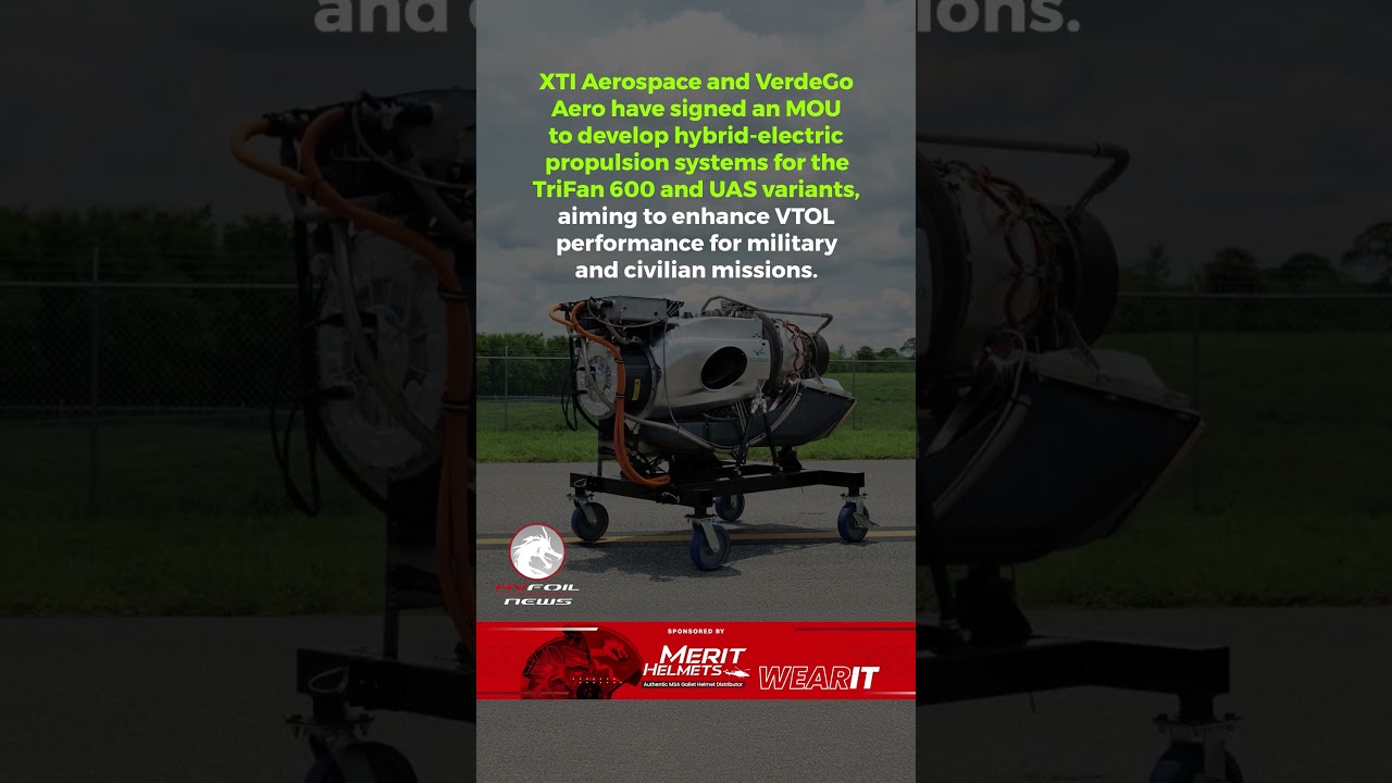 XTI Aerospace and VerdeGo Aero Collaborate on Hybrid-Electric Propulsion Technologies
