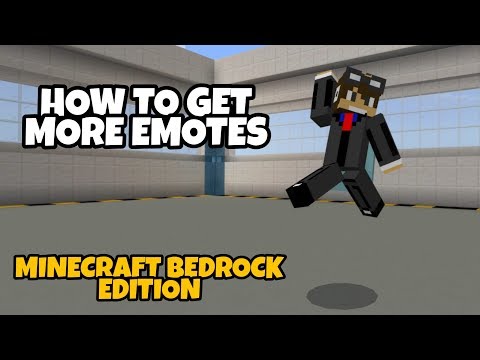 Hoe meer Emotes in Minecraft Bedrock Edition !!!