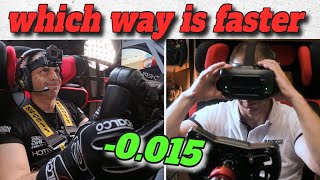 Triple screen vs Virtual reality- which is faster?