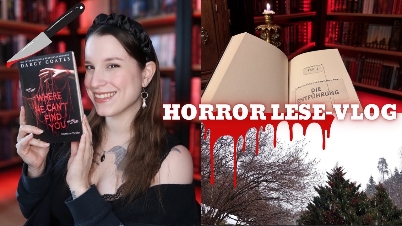 Horror Buch & man kann den Plot erraten?🤭 Darcy Coates Vlog & einige Horror Neuerscheinungen🩸📕