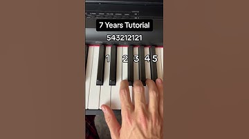 Thumbnail of 7 Years - Lukas Graham Easy Piano Tutorial