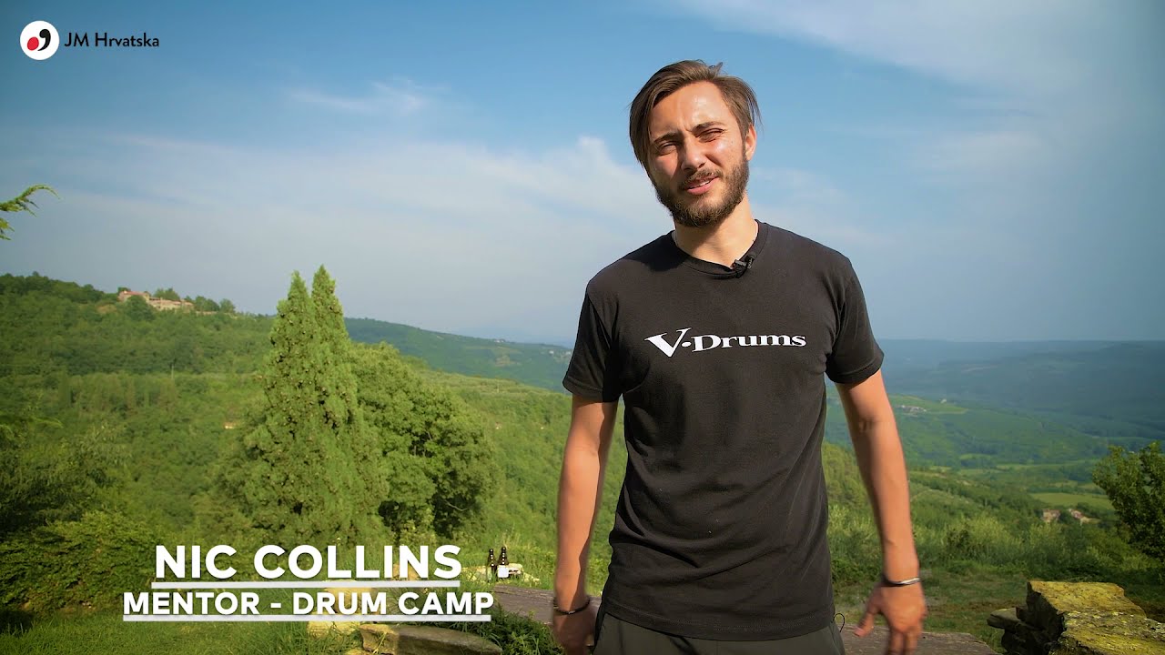 Nic Collins at the Croatian Drumcamp - powered by GRETSCH drums