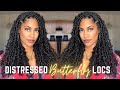 SUPER EASY DISTRESSED BUTTERFLY LOCS TUTORIAL | SOFT LOCS | BEGINNER FRIENDLY