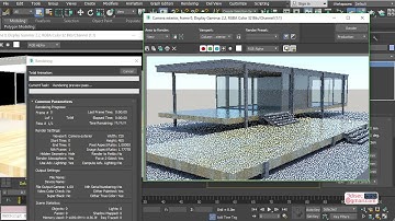 05 3dsmax 2018 render exterior diurno con Arnold