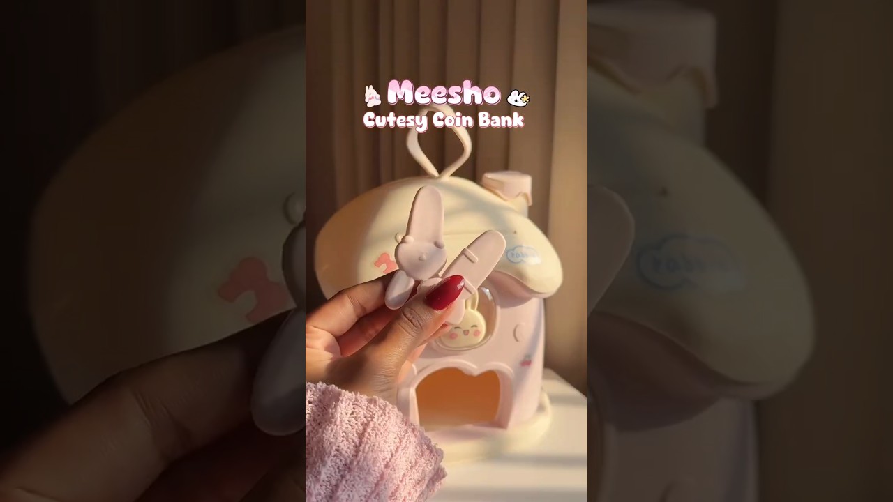 Meesho Cute Coin Bank 🐷💰 | Budget Saving Box Under budget| So Adorable & Useful! 😍 