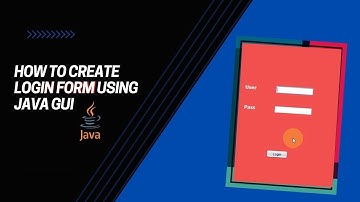 How To Create Login Form Using JAVA GUI I Computer Tactics I
