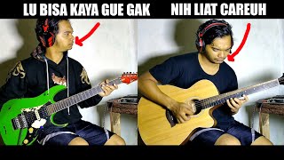 INI AKIBATNYA KLW GITAR ELEKTRIK NANTANG AKUSTIK....