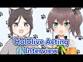 Sodafunk tried hololive acting interview