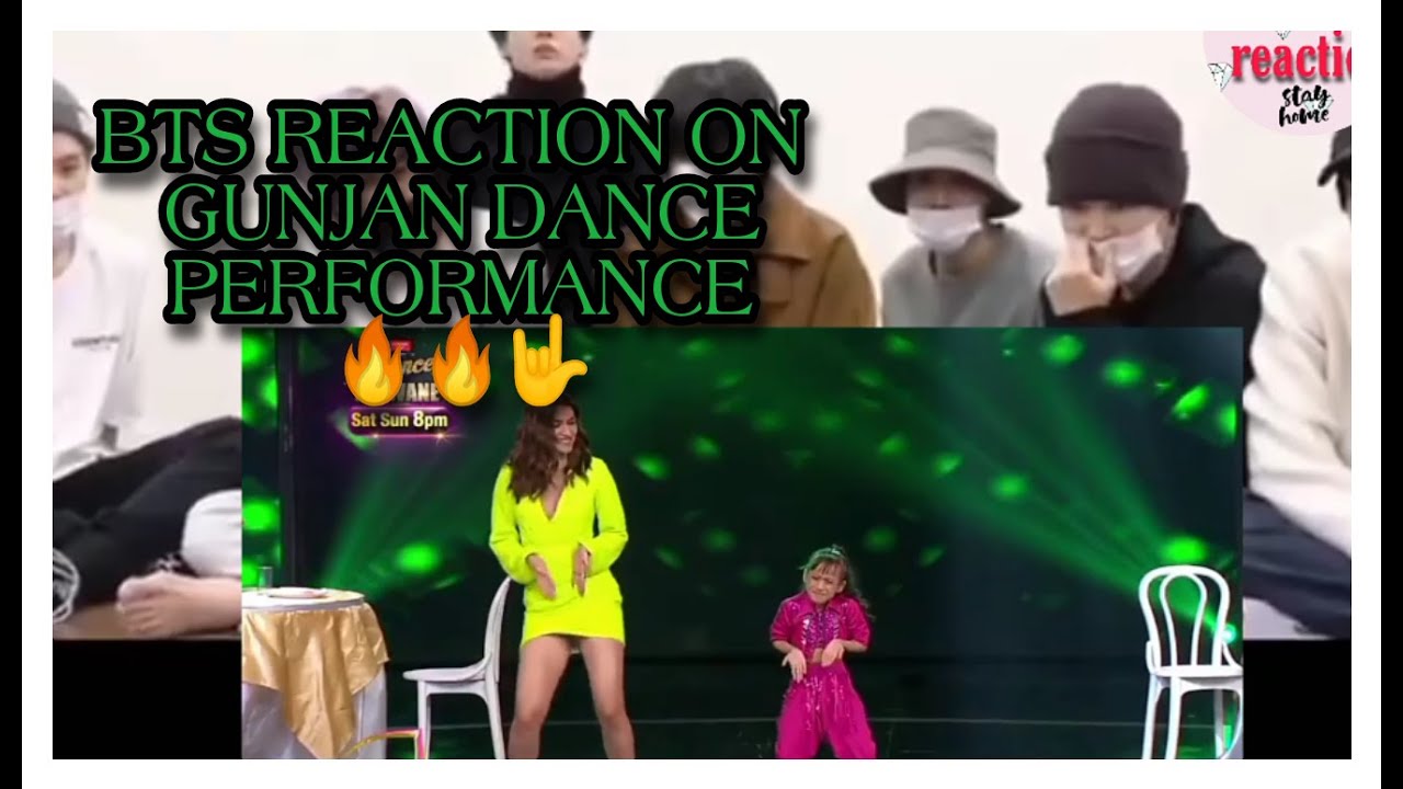BTS reaction to Dance Deewane (FAN MADE)  | gunjan sinha & ruel dausan | part 2 | 2021 #BTS #gunjan