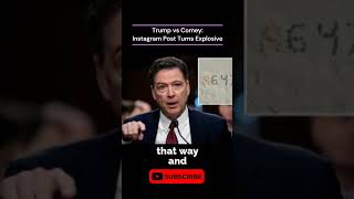Trump vs Comey: Instagram Post Turns Explosive | ‘8647’ Controversy Explained in 60 Seconds #shorts