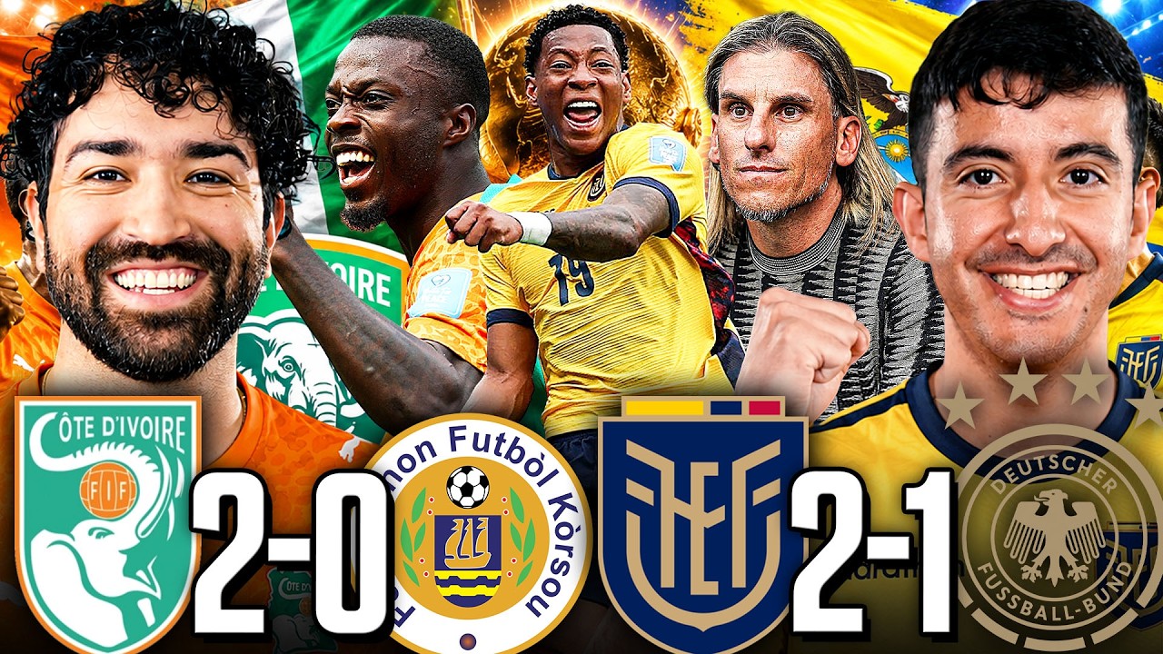 ECUADOR STAYS ALIVE! ๐ ECUADOR 2-1 GERMANY (REACTION)