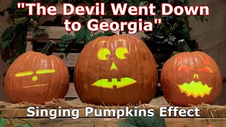 The Devil Went Down to Georgia - Singing Pumpkins Effect Animation