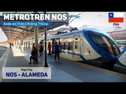 Viaje METROTREN NOS (Chile) en tren ALSTOM XTRAPOLIS MODULAR XM02 | Ando en Tren