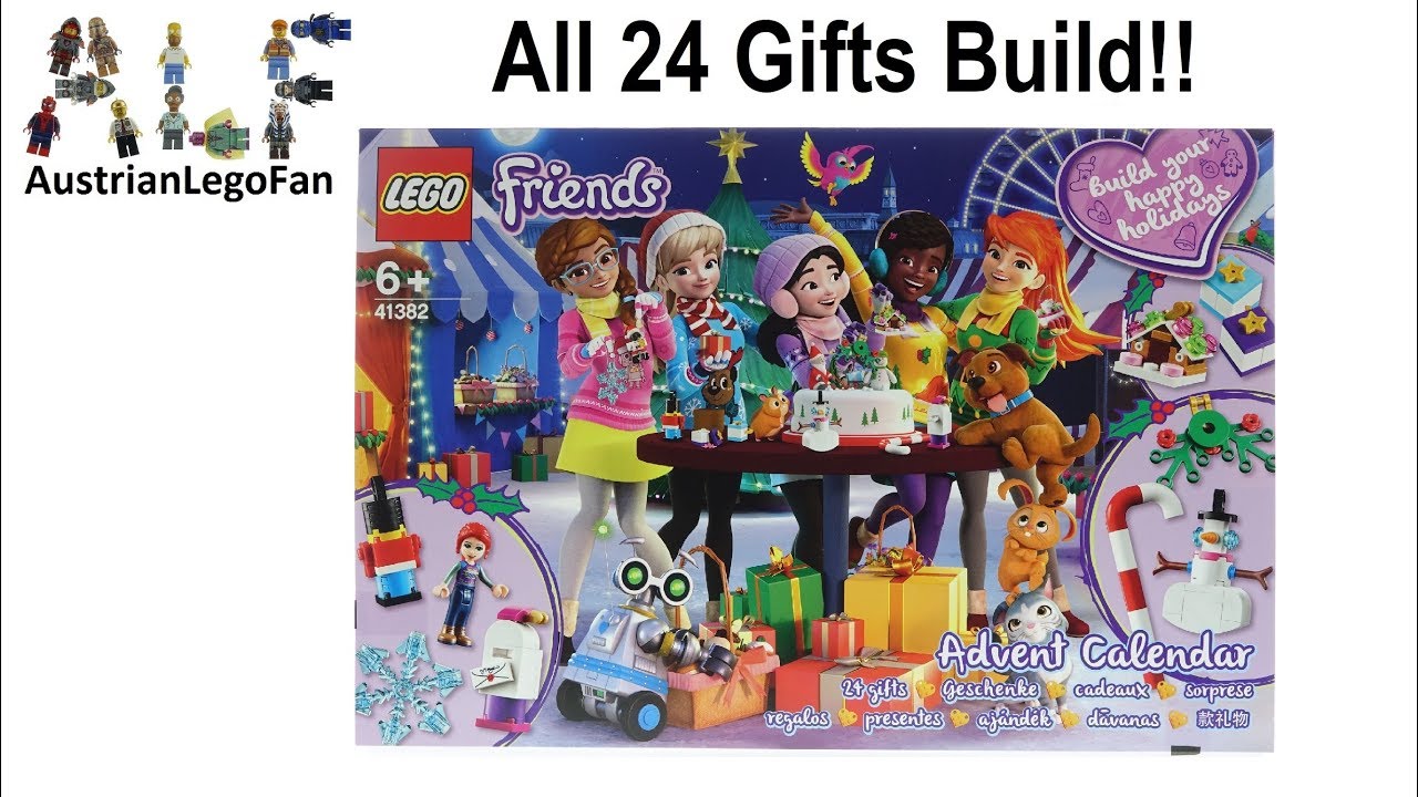 Lego Friends 41382 Calendar 2019 Lego Speed Build Review - YouTube