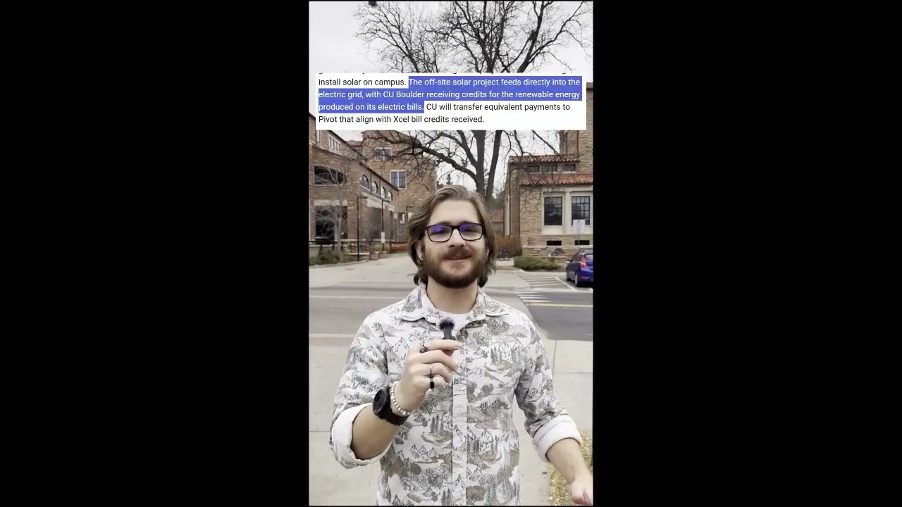 CU Boulder's Outdated Power Plant