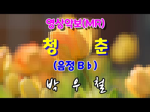 청춘/Bb 박우철 영상악보