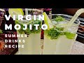 Virgin mojito recipe mint mojito virgin mojito with soda summer drinks recipe food vlogss