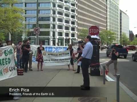 World Bank Dirty Coal Loan Protest - April 7, 2010