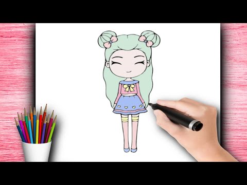 VAMOS DESENHAR A LUMI, E OUVIR A LINDA HISTÓRIA DESSA BONECA KAWAII  UNICÓRNIO (BONECA LOLL) 