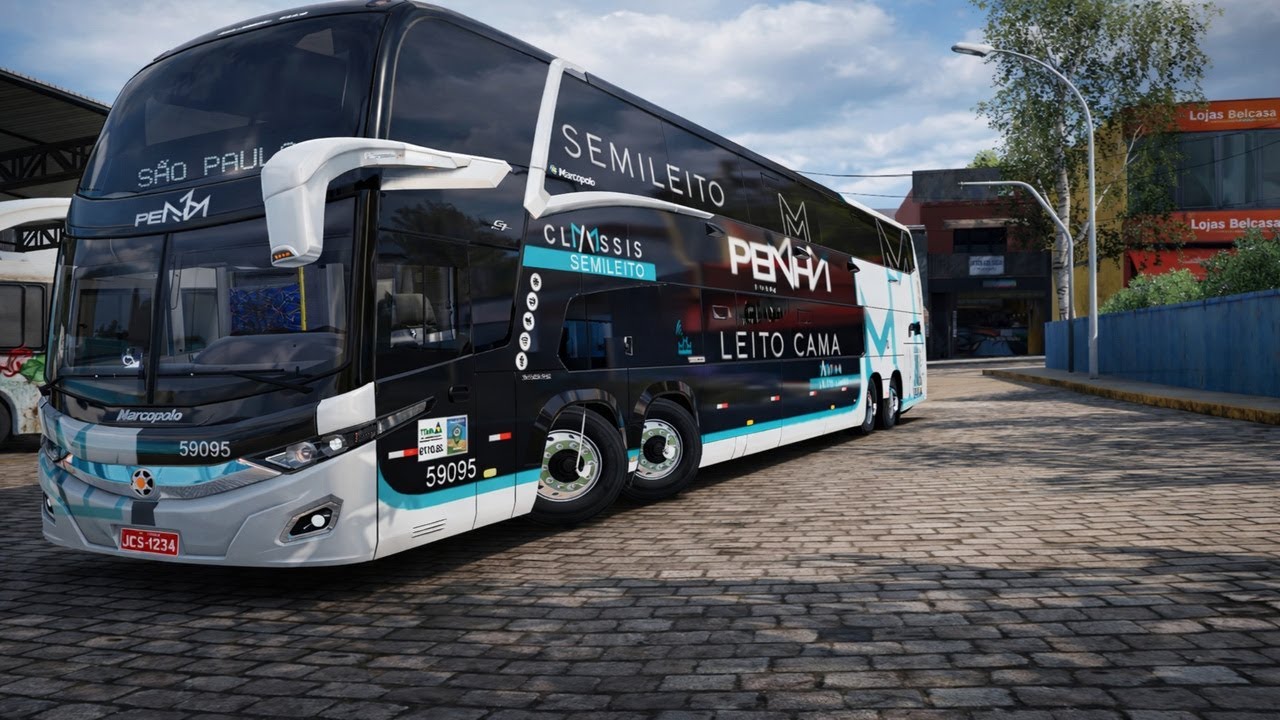 VIAÇÃO PENHA  NEW G7 1800 DD  LEITO CAMA / SEMI LEITO 