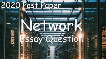 Network Essay Question | GCE (A/L) ICT | 2020 Past Paper | Learn ICT in Tamil