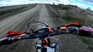 First run on a motocross track - Uncle Eddies