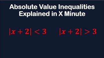 Absolute Value Inequalities Explained Simply