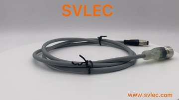 SVLEC M8 male to M12 female 4 pin led strip corner connectors