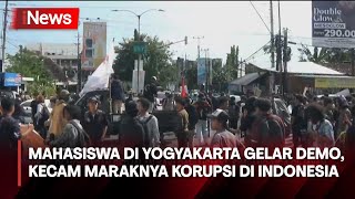 Mahasiswa di Yogyakarta Gelar Aksi Demo dari UGM ke Simpang Tiga Gejayan, Kecam Maraknya Korupsi