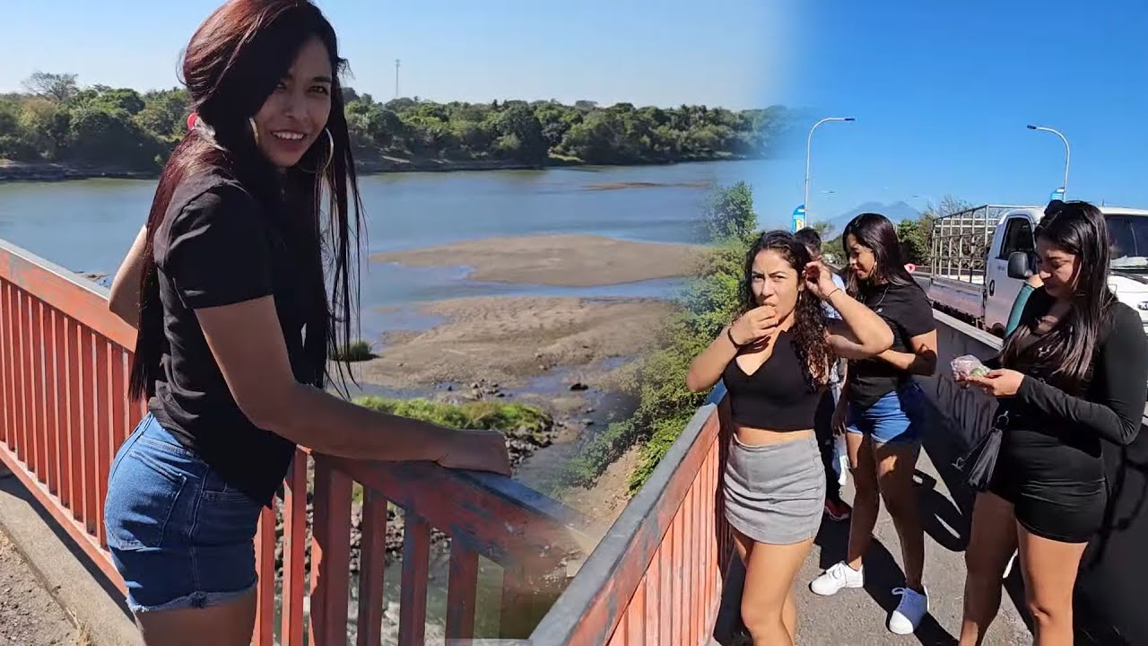 Estamos sobre el gran rio lempa disfrutando  de esta hermosa vista.