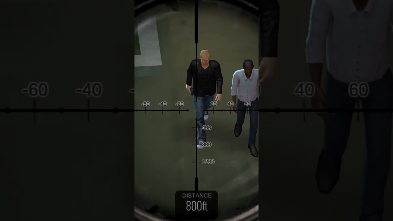 Target Next To The Man Holding The Briefcase - Sniper 3D Assassin 