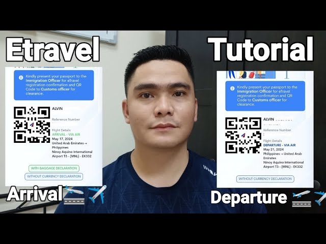 LATEST ETRAVEL ARRIVAL AND DEPARTURE CARD REGISTRATION COMPLETE TUTORIAL  | BAGGAGE DECLARATION class=