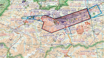 VFR ICAO Charts Contour Labels and Contour Lines
