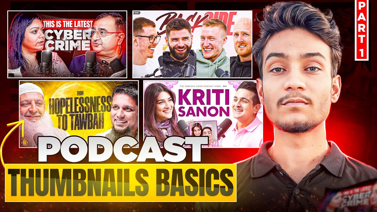 Podcast Thumbnails That Get MILLIONS of Views! (Class 12 Part 1)